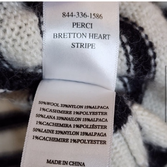 Rails Perci Bretton Heart Striped Sweater Striped - Picture 11 of 12